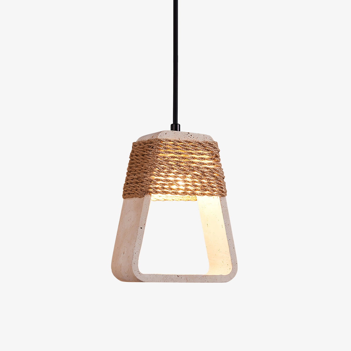 Naroa Travertine Pendant Light - Tianguang Alabaster Lighting