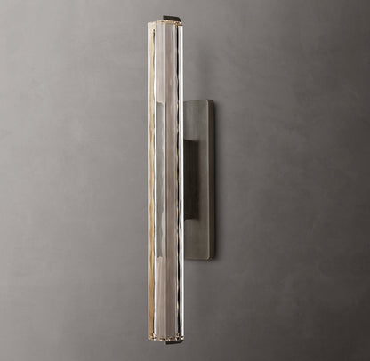 Audubon Crystal Single Wall Light 19 inch, Hardwired Wall Sconce, detail 3