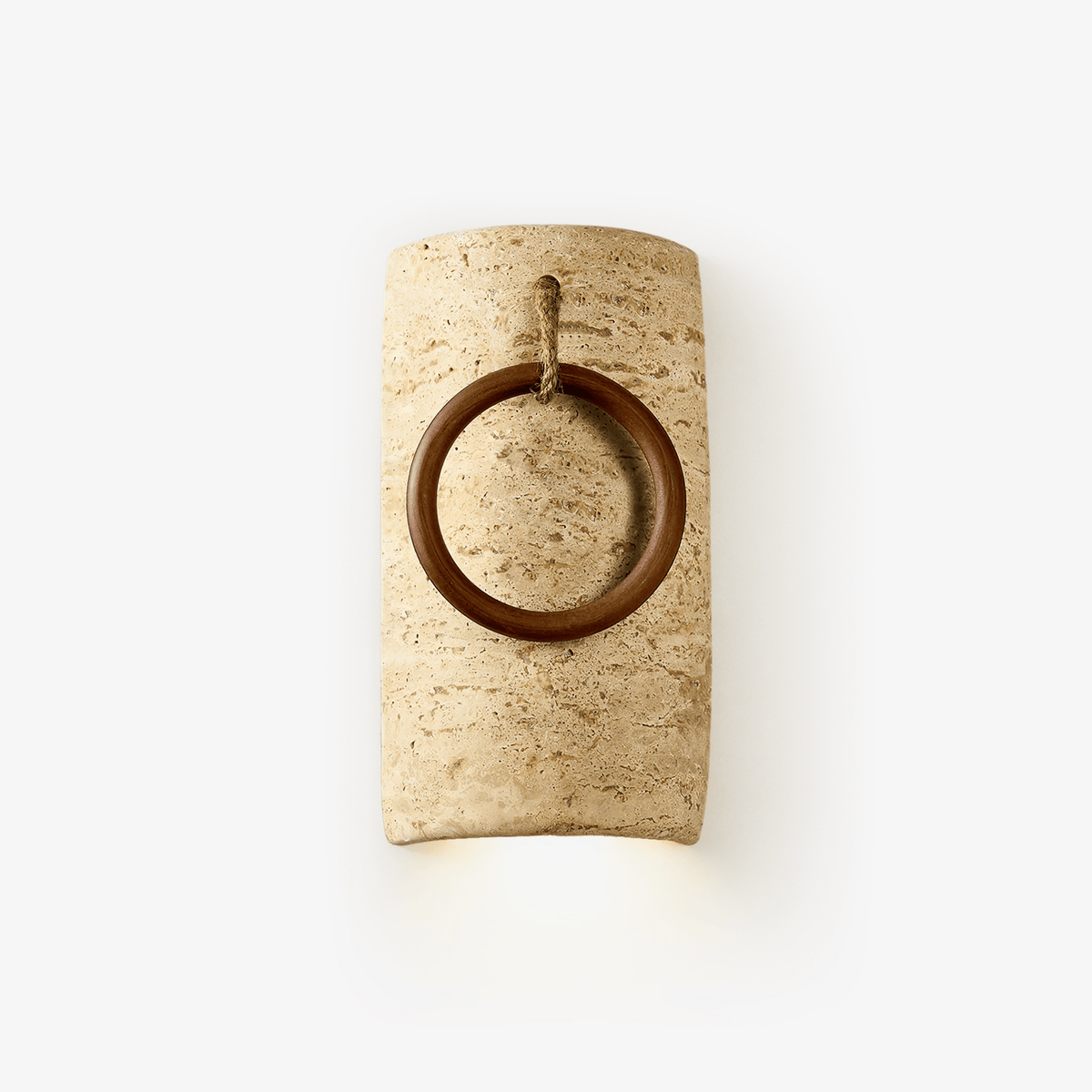 Anulo Travertine Wall Sconce - Tianguang Alabaster Lighting