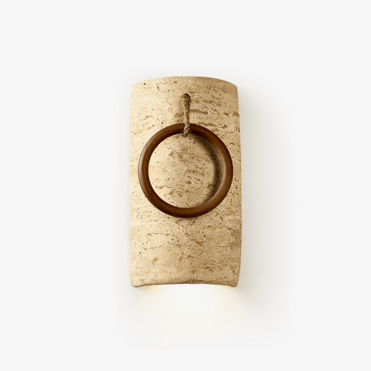 Anulo Travertine Wall Sconce - Tianguang Alabaster Lighting