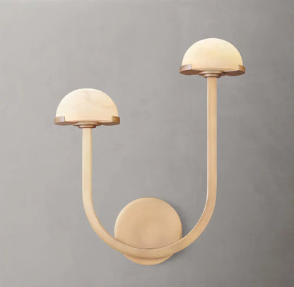 Pedra Double Wall Light - Left, Bedroom Wall Sconce, detail 5