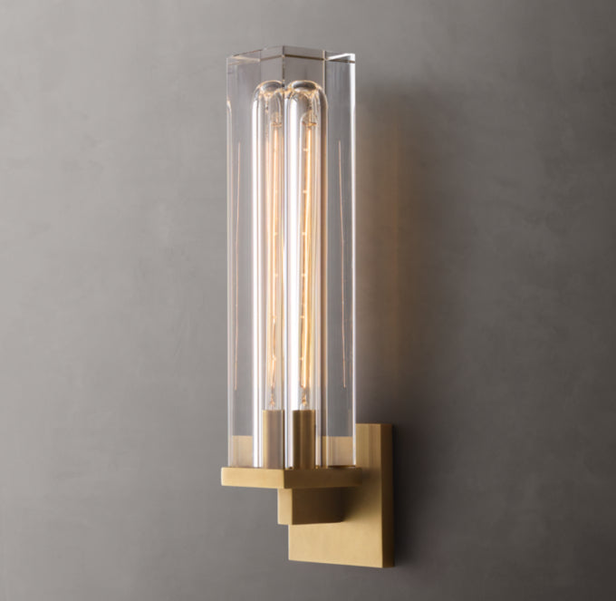 Savile Box Sconce, Bathroom Wall Sconce, detail 14