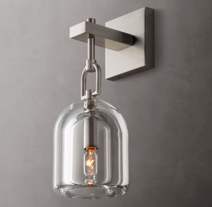 Botanist Cloche Wall Light, Bedroom Wall Sconce, detail 17