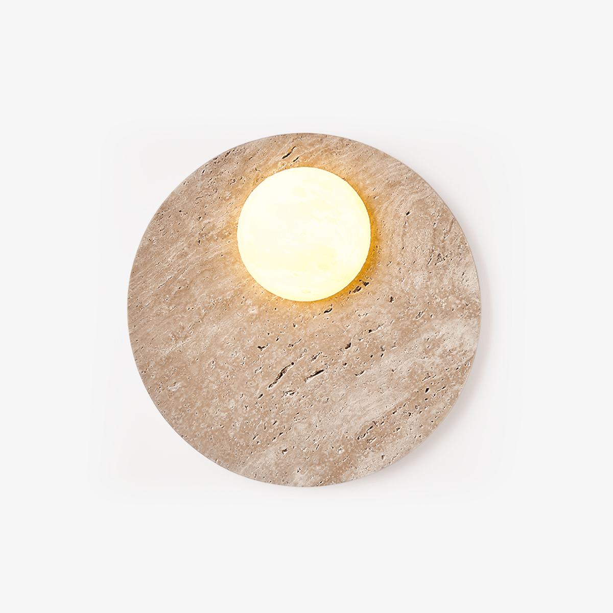 Moonwake Travertine Sconce - Tianguang Alabaster Lighting