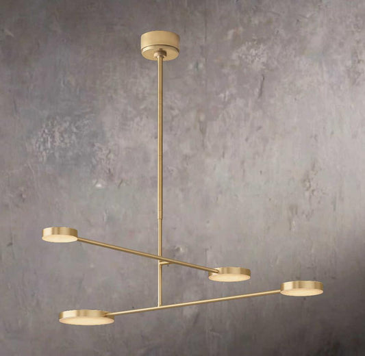 Alexandria Mobile 36" Alabaster Chandelier - Tianguang Alabaster Lighting