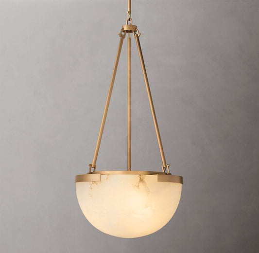 Melange Alabaster Pendant - Tianguang Alabaster Lighting