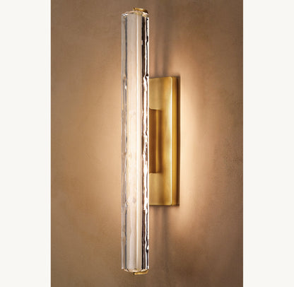 Audubon Crystal Single Wall Light 19 inch, Hardwired Wall Sconce, detail 10