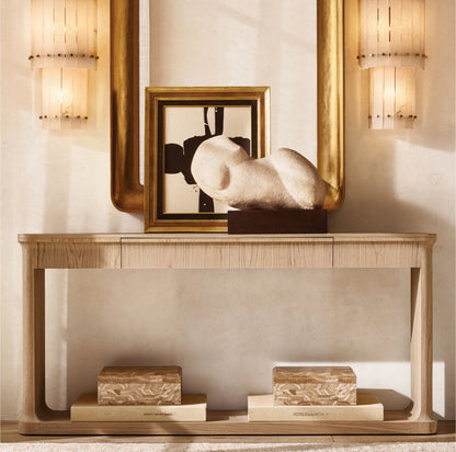 San Marco Alabaster Grand Circular Sconce, Bedroom Wall Sconce, detail 8