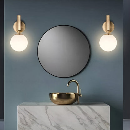 Glass Ball Shaped 5W LED Nordic Wall Light, Bedroom Wall Sconce, detail 6