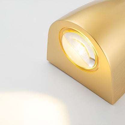 Electroplated Metal LED Up and Down Lights Contemporary Wall Light, Hardwired Wall Sconce, detail 12