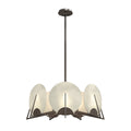 Callisto Seven Light Pendant Bronze Alabaster Chandelier - Tianguang Alabaster Lighting
