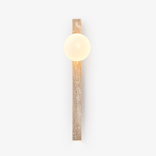 Travertine Stripe Wall Sconce - Tianguang Alabaster Lighting