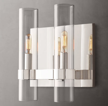 Ravelle Double Wall Light, Bathroom Wall Sconce, detail 2