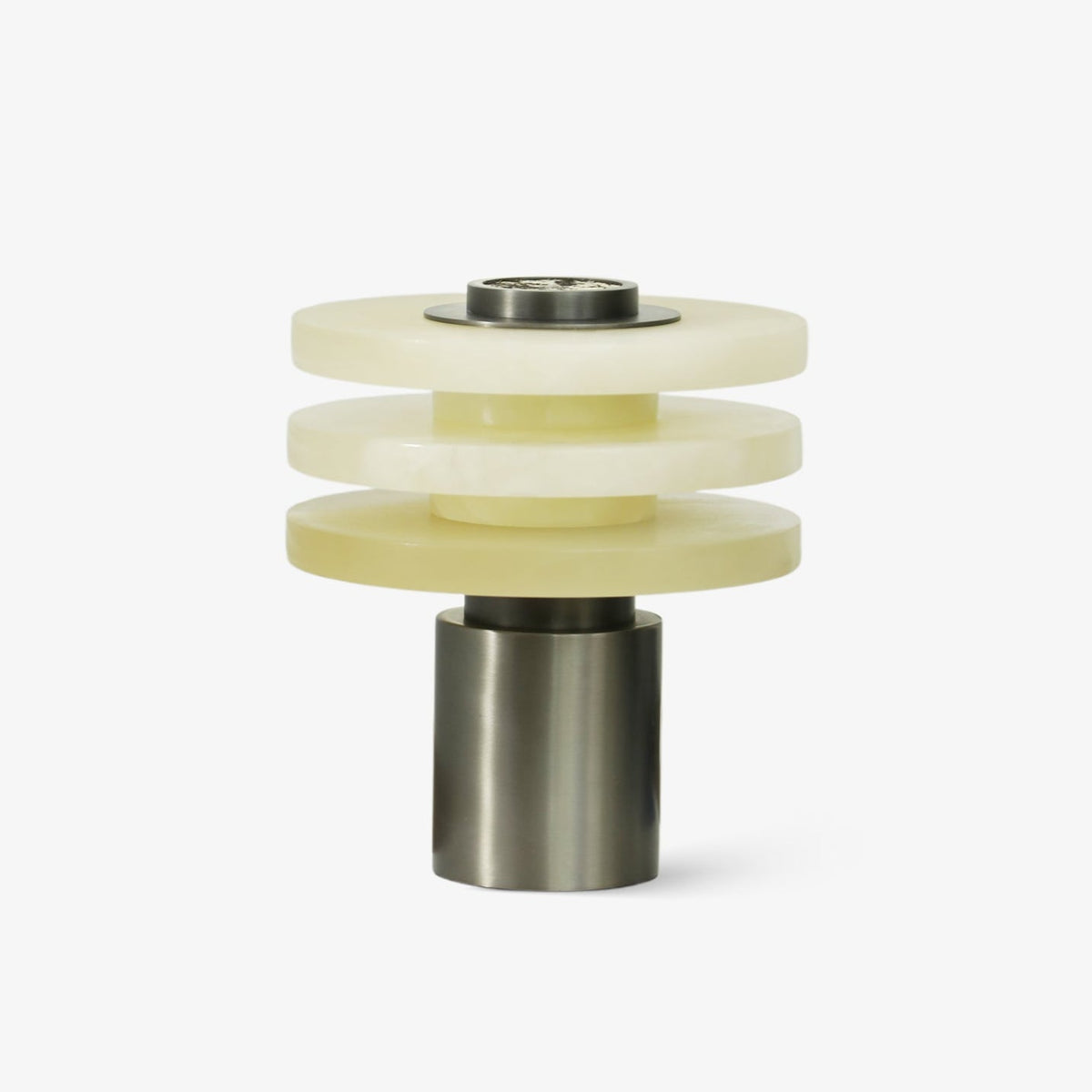 Tiered Obelisk Alabaster Table Lamp - Tianguang Alabaster Lighting