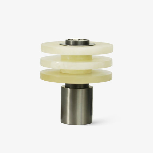 Tiered Obelisk Alabaster Table Lamp - Tianguang Alabaster Lighting