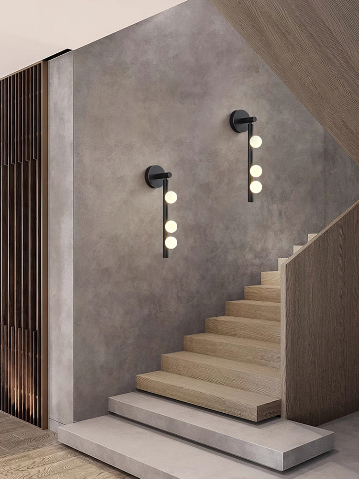Brass Glass Tube Plug-In Wall Light, Plug-In Wall Sconce, detail 96