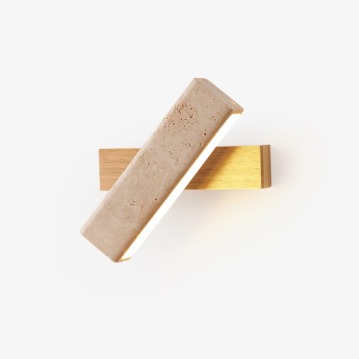 Axis Linear Travertine Wall Lamp - Tianguang Alabaster Lighting