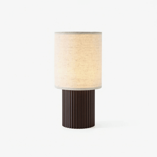 Orlo Ribbed Marble Table Lamp - Tianguang Alabaster Lighting
