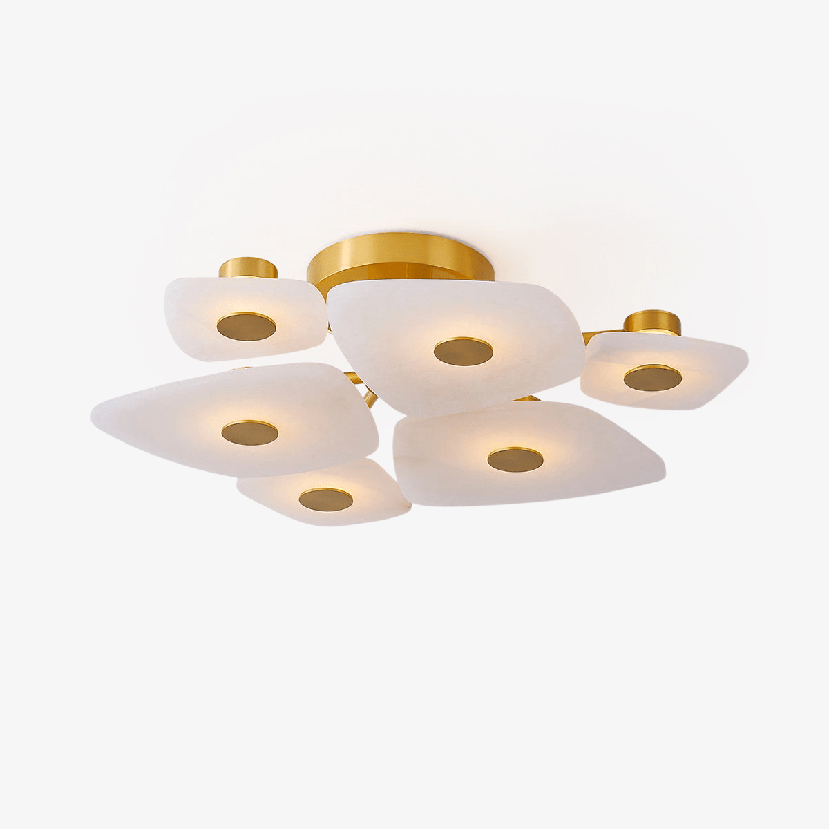 Holmdel Ceiling Lamp Alabaster Ceiling Light - Tianguang Alabaster Lighting