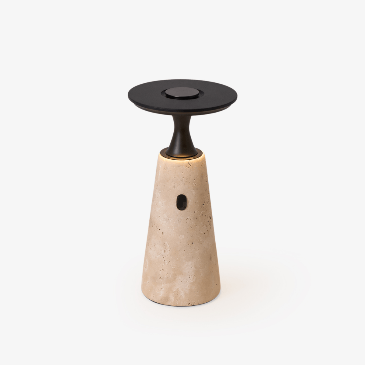 Terrava Rechargeable Travertine Table Lamp - Tianguang Alabaster Lighting