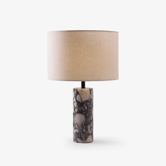 Ardena Marble Table Lamp 15.7 in Dia - Tianguang Alabaster Lighting