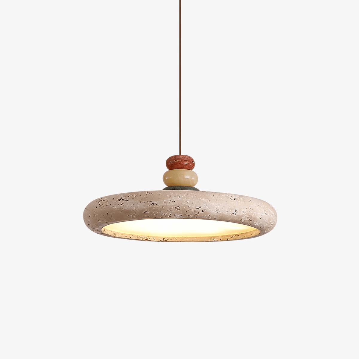Dorelle Travertine Pendant Lamp - Tianguang Alabaster Lighting
