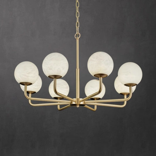 Alabaster Celestia Chandelier - Tianguang Alabaster Lighting