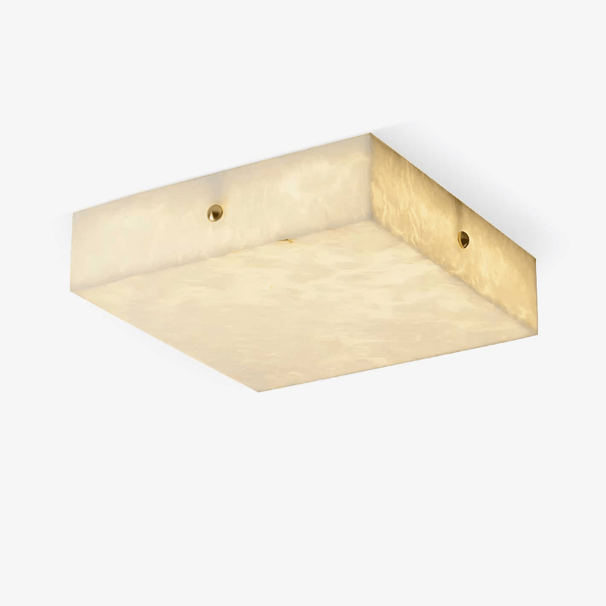 Square Alabaster Ceiling Light - Tianguang Alabaster Lighting