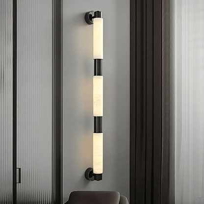 Alatar Alabaster Wall Light, Hardwired Wall Sconce, detail 4