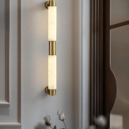 Alatar Alabaster Wall Light, Hardwired Wall Sconce, detail 5