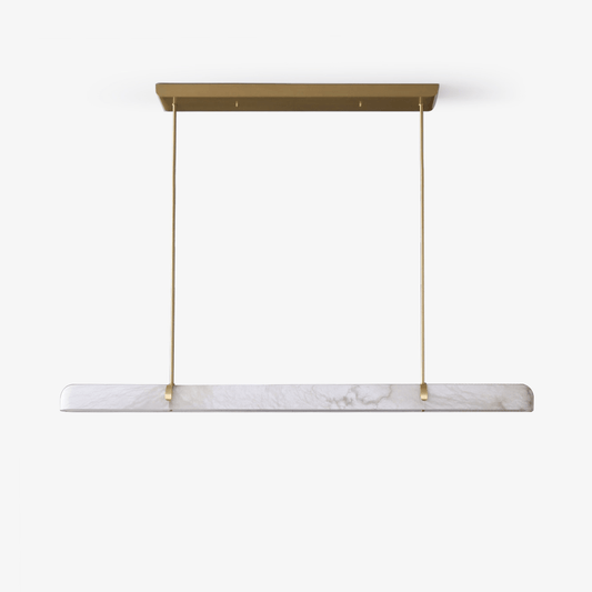 Linear Alabaster Chandelier 35.4 in Dia - Tianguang Alabaster Lighting