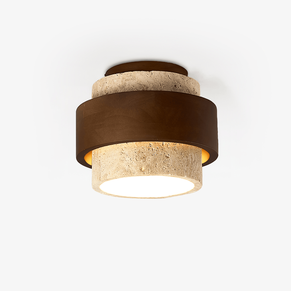 Stonova Ceiling Lamp Travertine Ceiling Light - Tianguang Alabaster Lighting