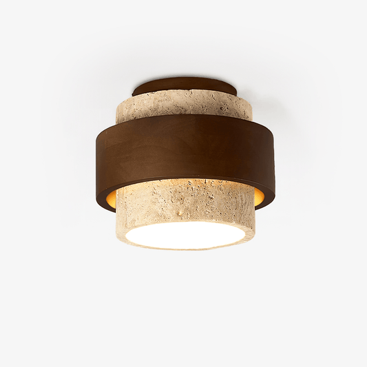 Stonova Ceiling Lamp Travertine Ceiling Light - Tianguang Alabaster Lighting