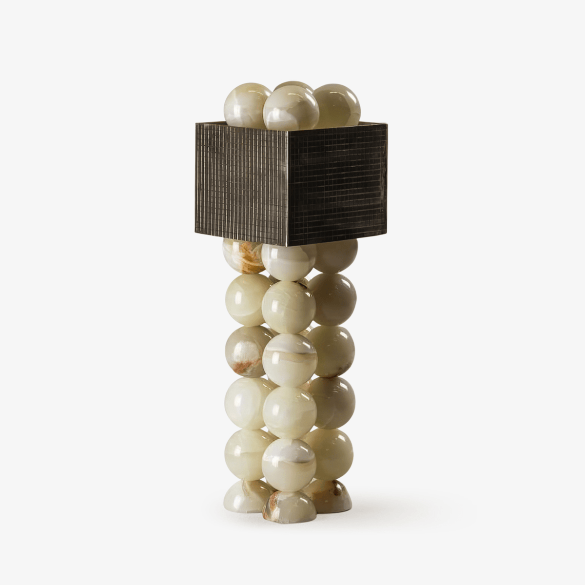 Quava Jade Marble Table Lamp - Tianguang Alabaster Lighting