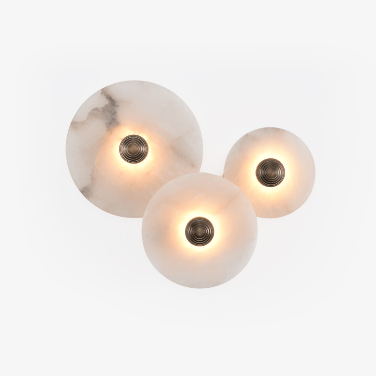 Nayra Alabaster Wall Lamp 7.9 in Dia - Tianguang Alabaster Lighting
