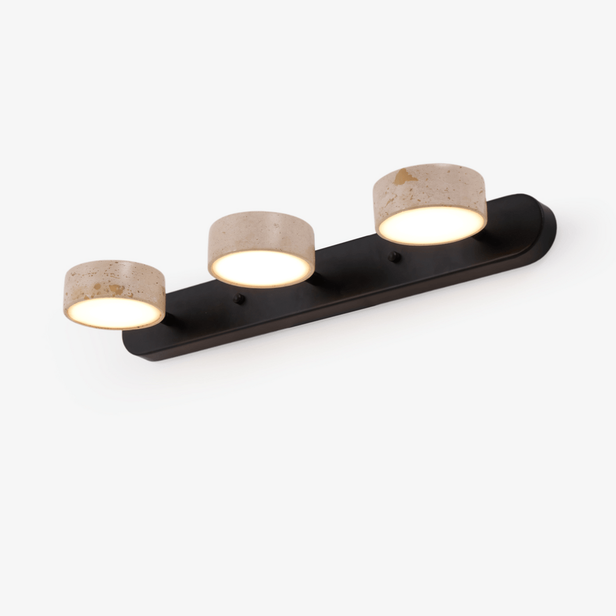 Traviso Trio Vanity Light Marble Wall Sconce - Tianguang Alabaster Lighting