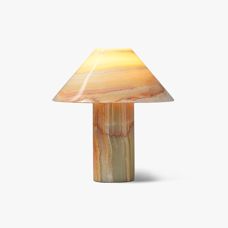 Marbelle Onyx Table Lamp 10.2 in Dia Plug-In - Tianguang Alabaster Lighting