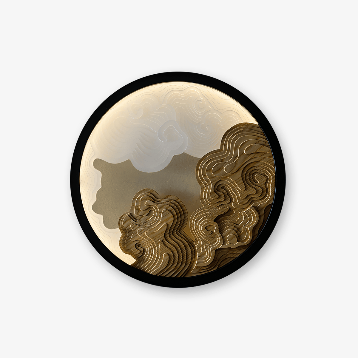 Cirrus Vista Alabaster Wall Lamp - Tianguang Alabaster Lighting