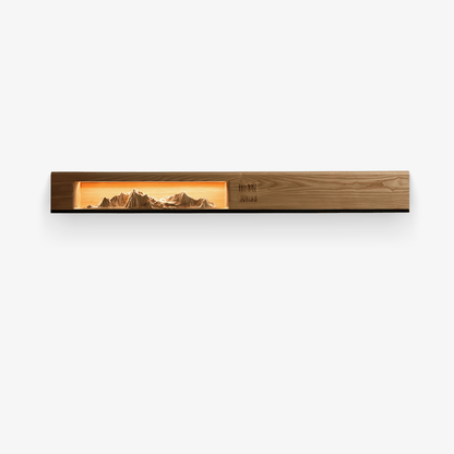 Mountain Reverie Wall Light, Hardwired Wall Sconce, detail 2