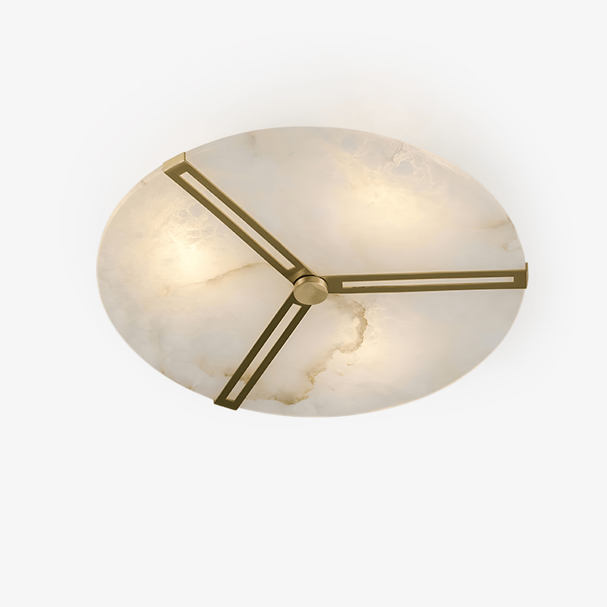 Clocks Alabaster Ceiling Light - Tianguang Alabaster Lighting