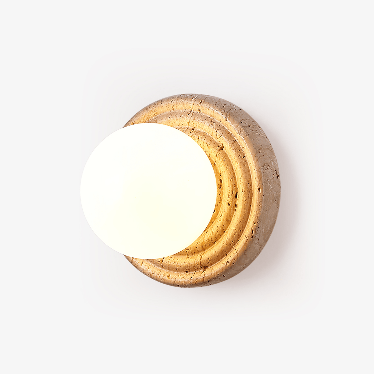 Elira Travertine Wall Sconce - Tianguang Alabaster Lighting