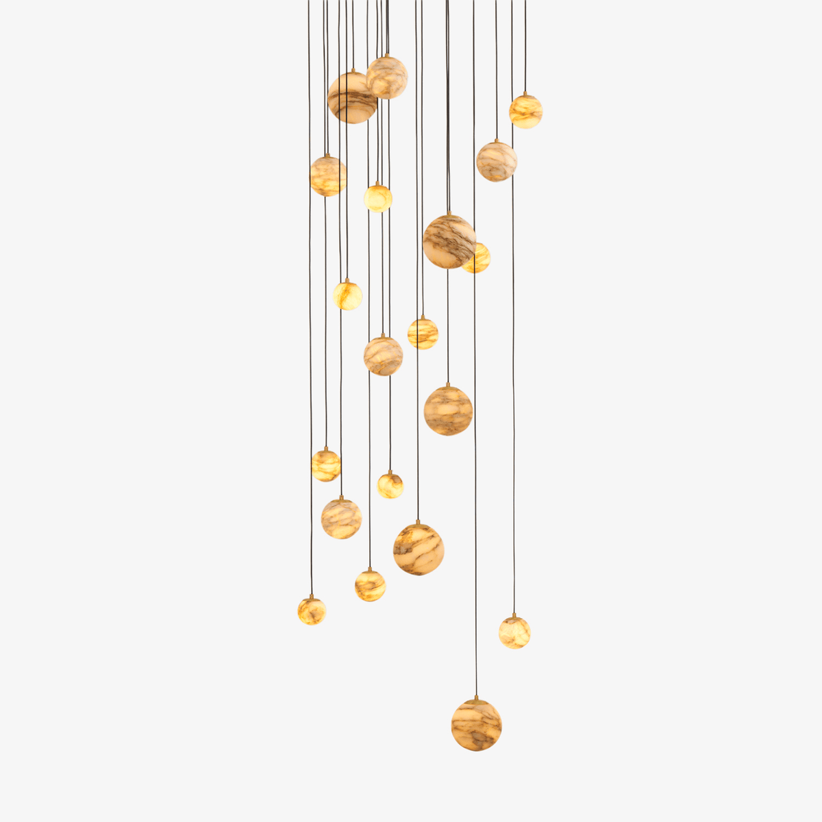 Sultana Alabaster Cluster Chandelier - Tianguang Alabaster Lighting