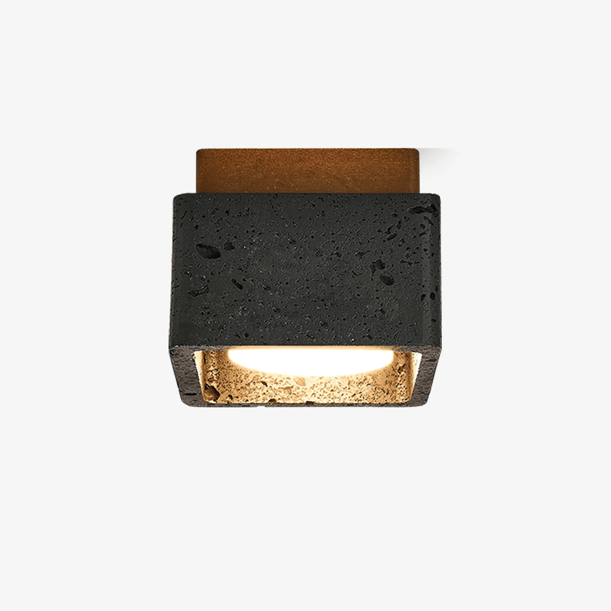 Lava Cube Ceiling Lamp Travertine Ceiling Light - Tianguang Alabaster Lighting