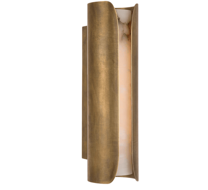 Cradled Alabaster Wall Light, Hardwired Wall Sconce, detail 10