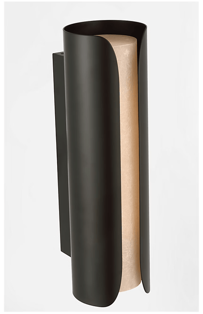 Cradled Alabaster Wall Light, Hardwired Wall Sconce, detail 23