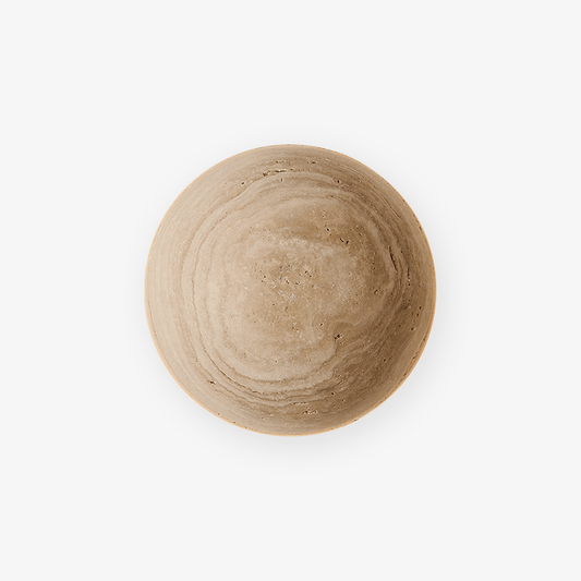 Terra Disc Travertine Sconce - Tianguang Alabaster Lighting