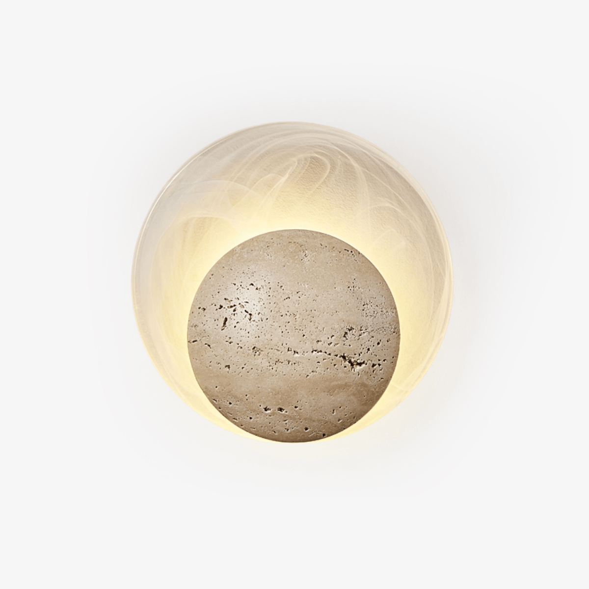 Genesis Travertine Wall Lamp - Tianguang Alabaster Lighting