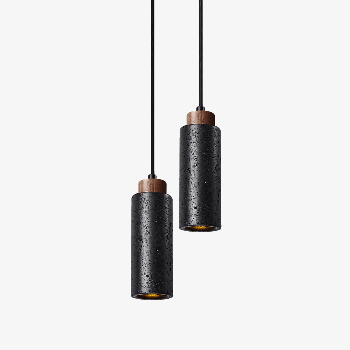 Vulcan Mini Travertine Pendant Lamp - Tianguang Alabaster Lighting