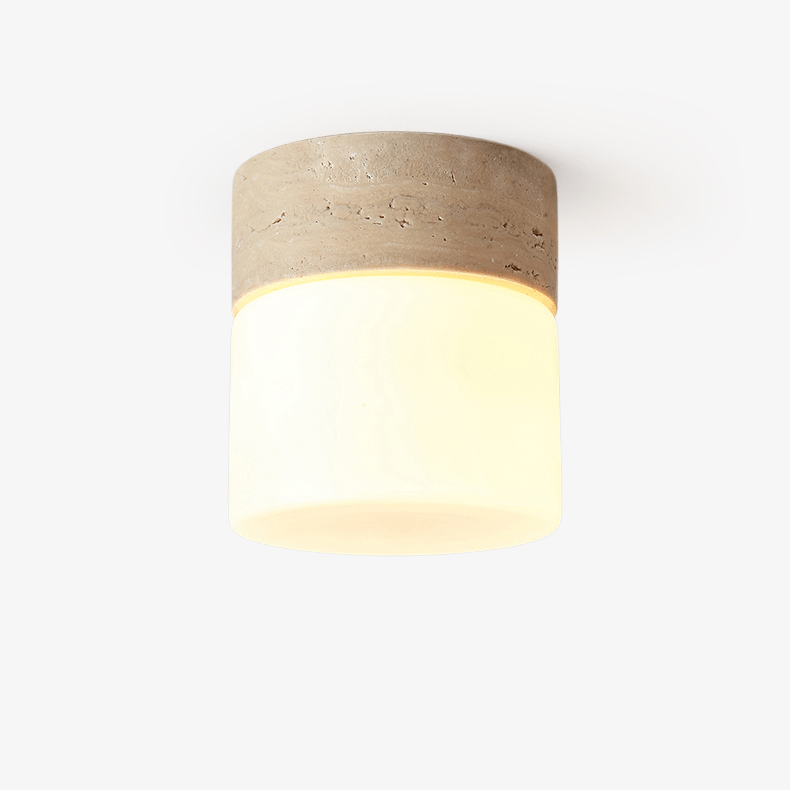 Astrid Travertine Ceiling Lamp Ceiling Light - Tianguang Alabaster Lighting