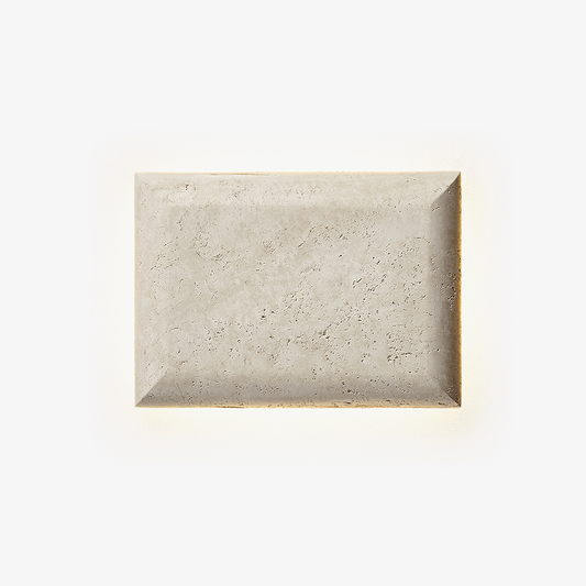 Mesa Glow Travertine Sconce - Tianguang Alabaster Lighting